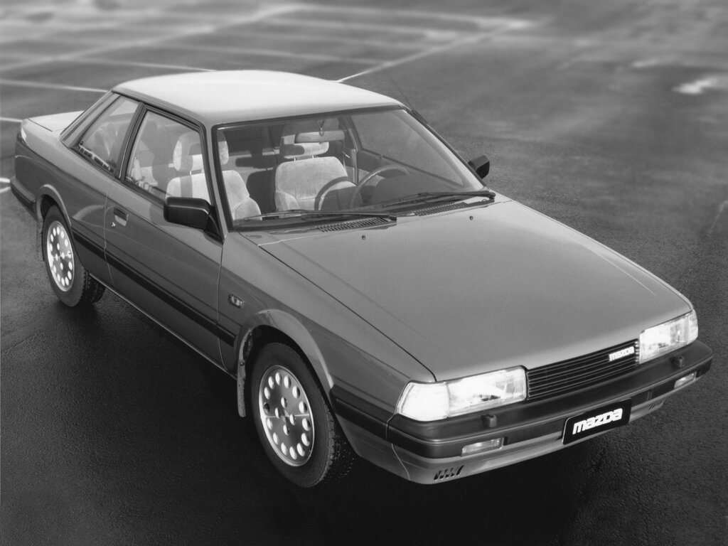 Mazda 626 (GC) 2 поколение, рестайлинг, купе (05.1985 - 03.1987)